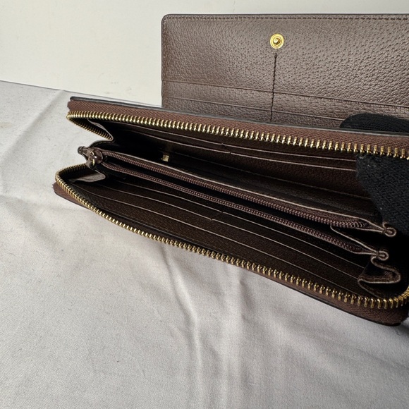 Gucci Pink and Brown Tiger Print Double Sided (Limited Edition) Wallet - Picture 8 of 10